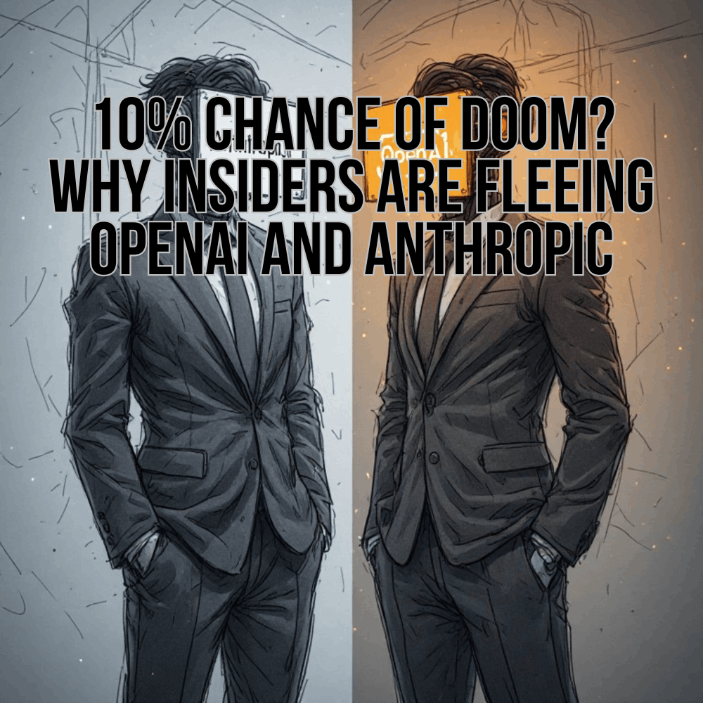 10% Chance of Doom? Why Insiders Are Fleeing OpenAI and Anthropic