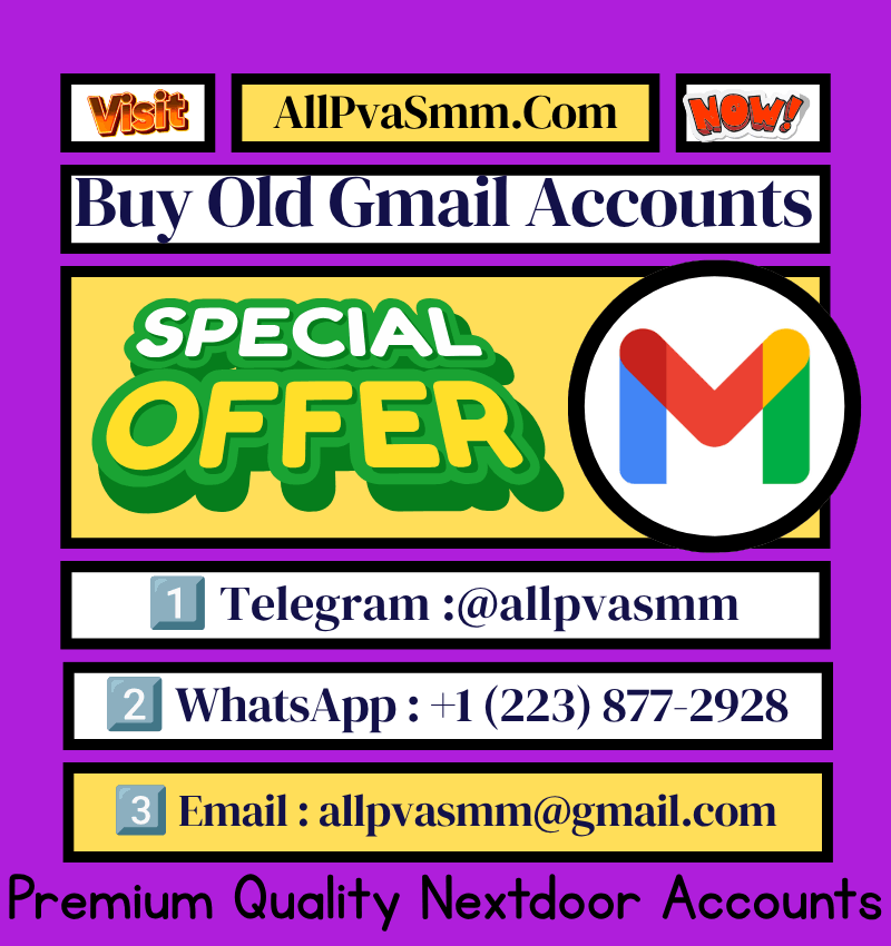 Where to Buy Gmail Accounts Cheap Price (Old & PVA)