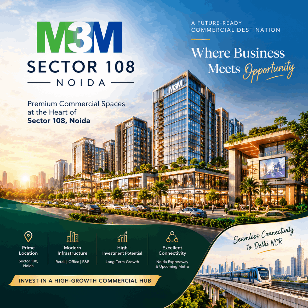 M3M Sector 108 Noida – Commercial Project, Price & Location Guide