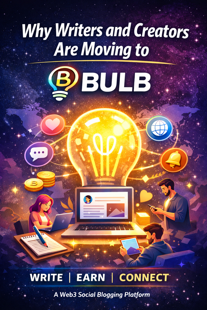 Why Writers and Creators Are Moving to BULBIn today’s digital world, everyone has ideas, stories,