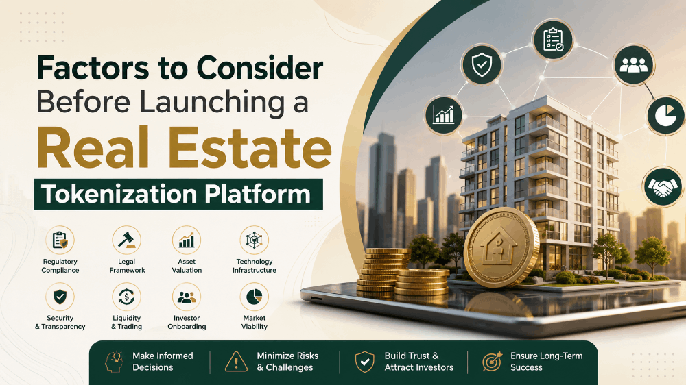 Top Factors to Consider Before Launching a Real Estate Tokenization Platform