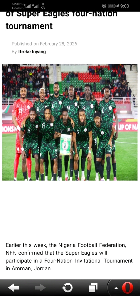 FIFA’s delay in 2026 World Cupverdict raises concerns aheadof Super Eagles four-nationtourname