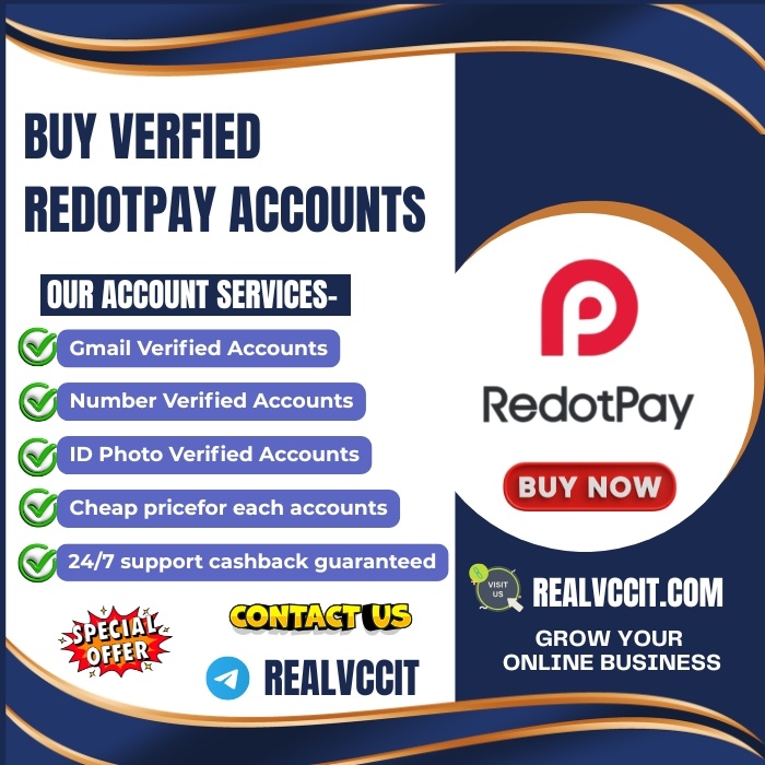 Verified RedotPay Accounts Today Start Trading