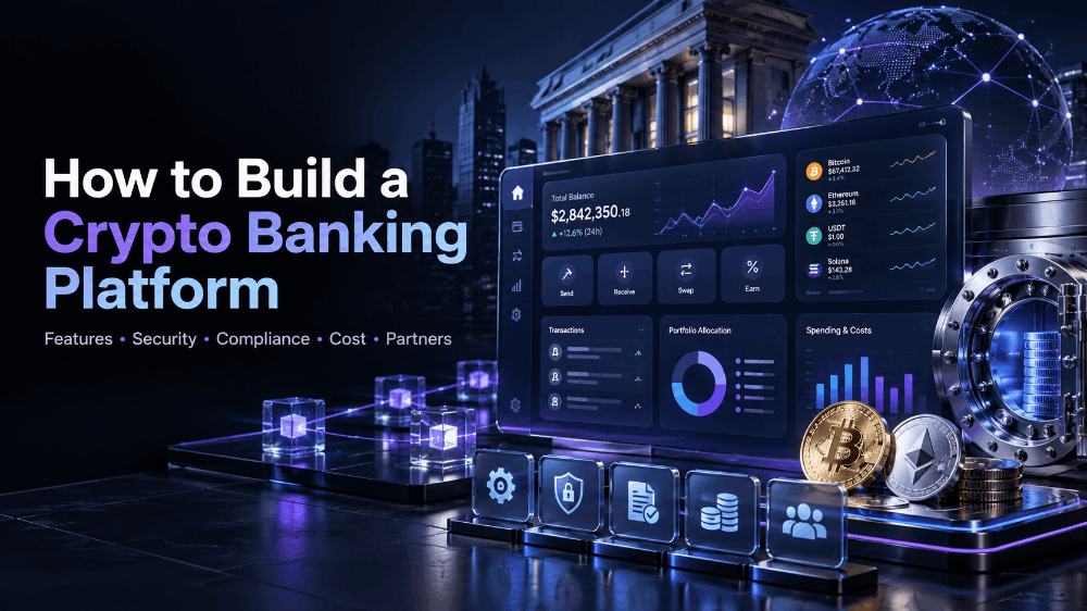 How to Build a Crypto Banking Platform: Features, Security, Compliance, Cost, and Partners
