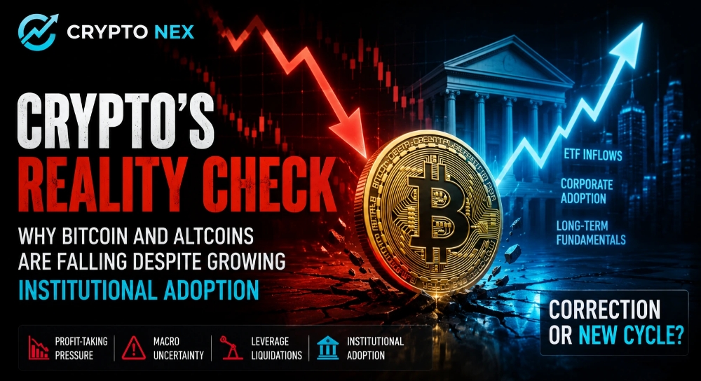 Why Bitcoin and Altcoins Are Falling Despite Institutional Adoption