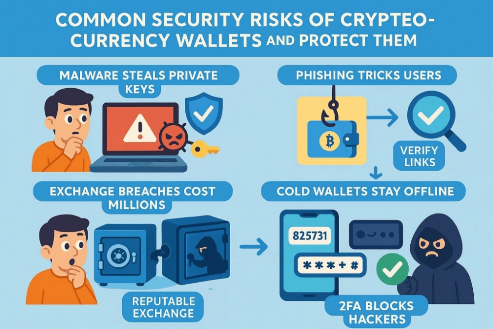 Digital assets; Risks involved and Security measures.
