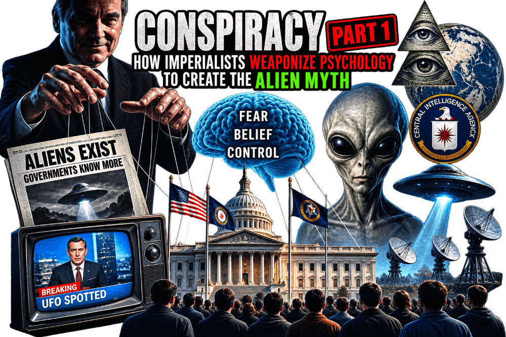 Theory Conspiracy Part 1: How Imperialists Weaponize Psychology to Create the Alien Myth