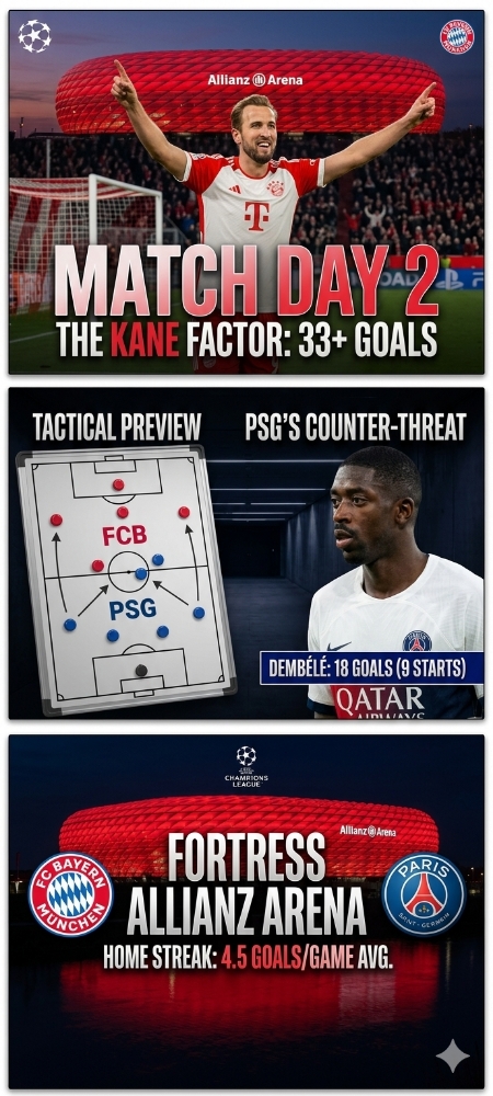 UEFA Champions League Semifinal: Bayern Munich vs. PSG – A Clash of Titans at the Allianz Arena