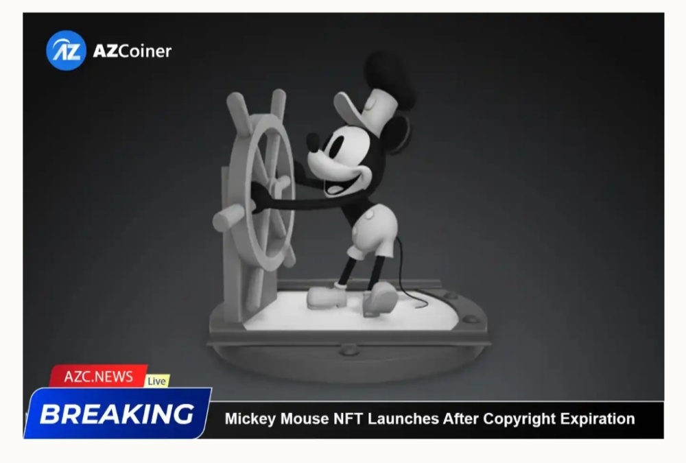 Mickey Mouse NFT Launches After Copyright Expiration BULB