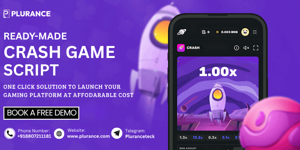 Launch Your Own Thrilling Crash Game Platform with Plurance's Ready-Made Crash Game Script