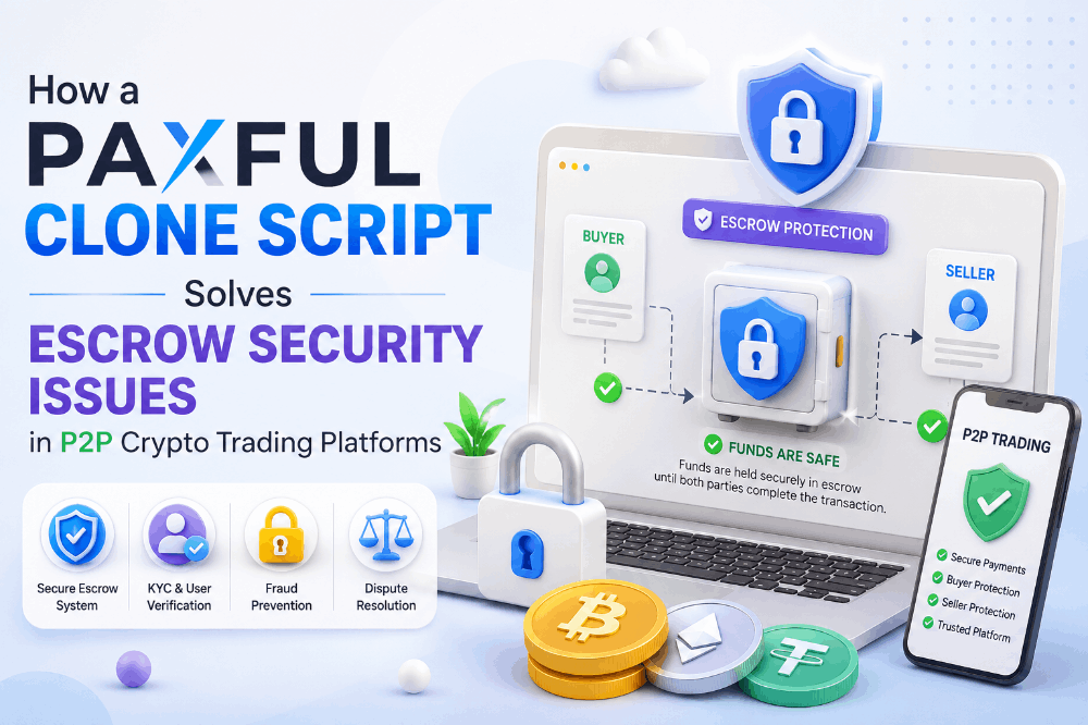 How a Paxful Clone Script Solves Escrow Security Issues in P2P Crypto Trading Platforms
