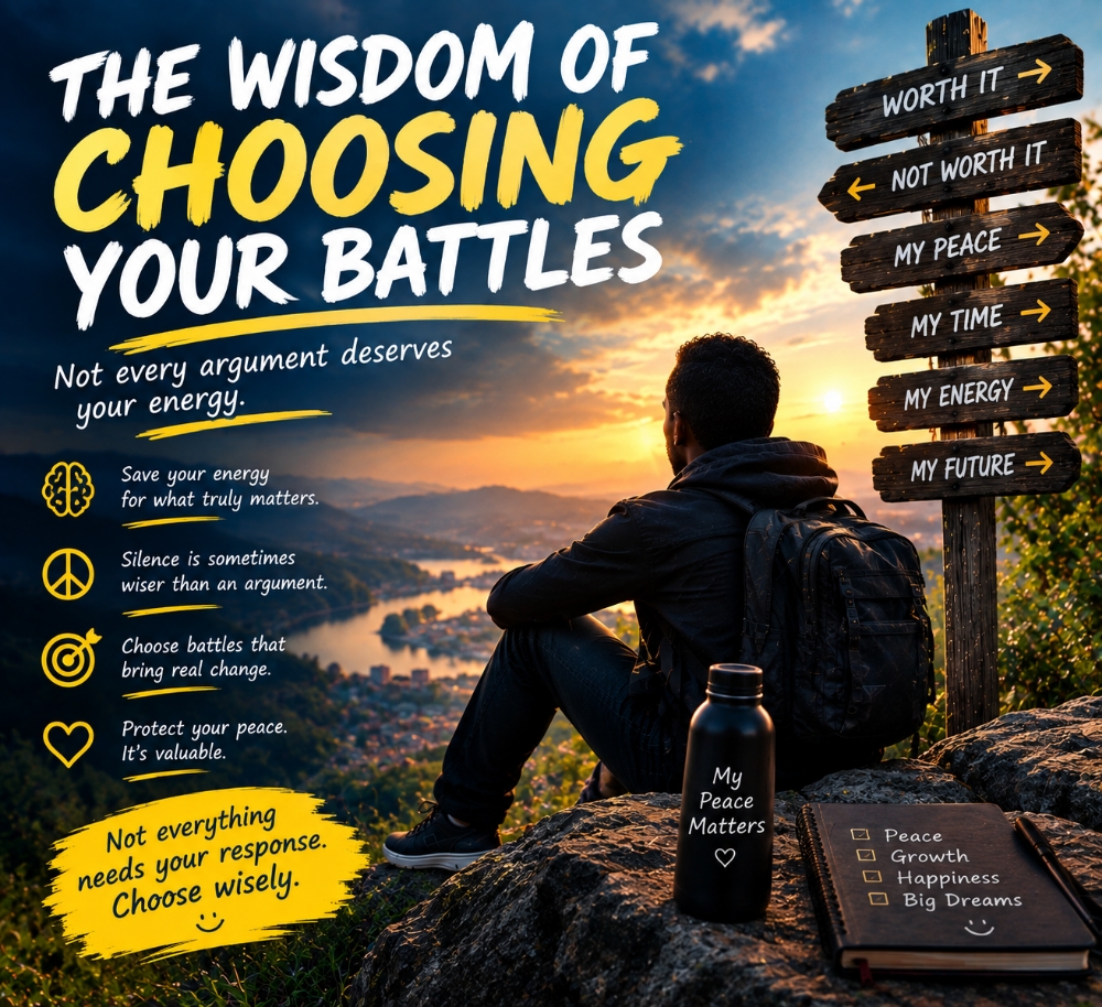 The Wisdom of Choosing Your Battles