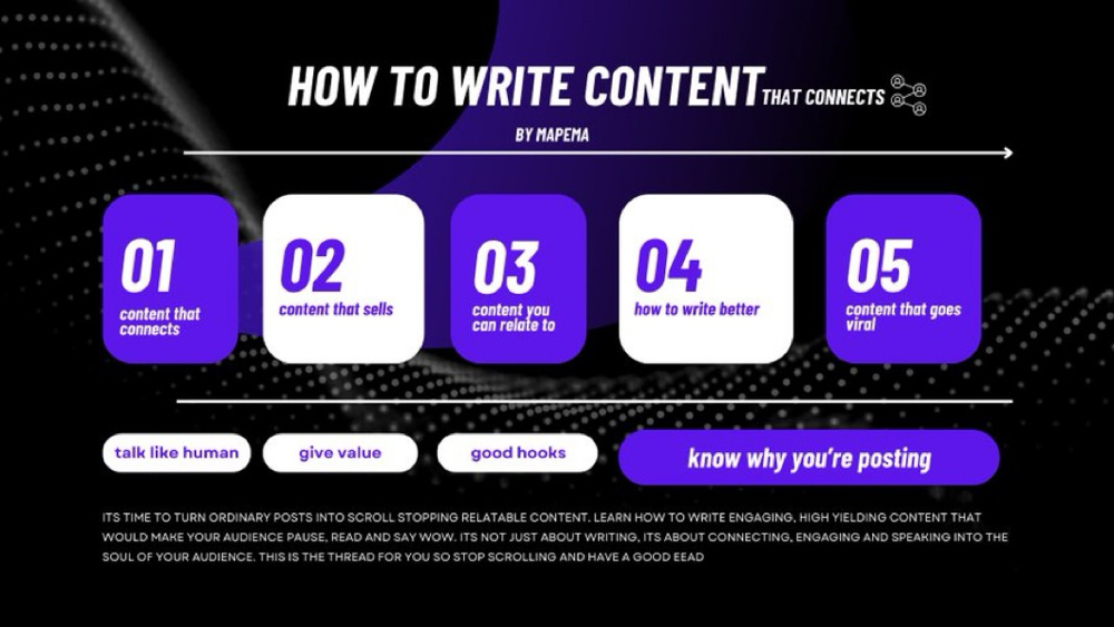 HOW TO WRITE OUTSTANDING CONTENTS