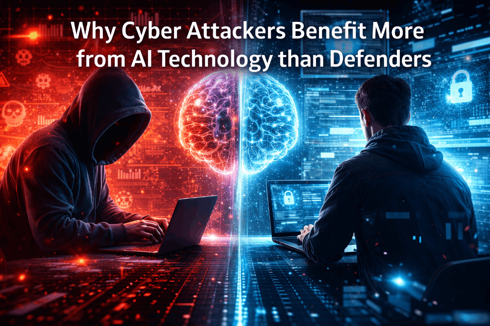 Why Cyber Attackers Benefit More from AI Technology than Defenders
