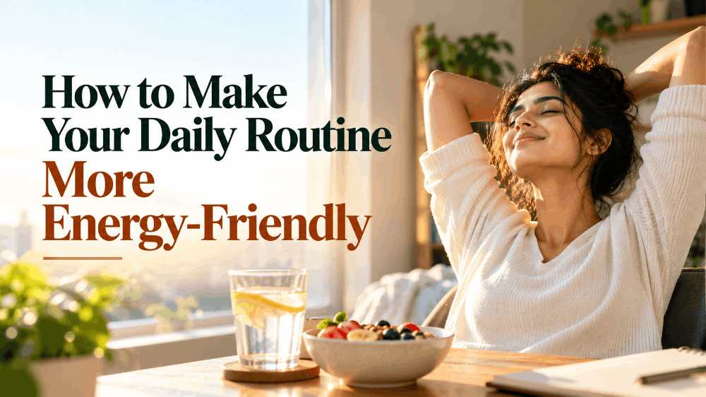 How to Make Your Daily Routine More Energy-Friendly