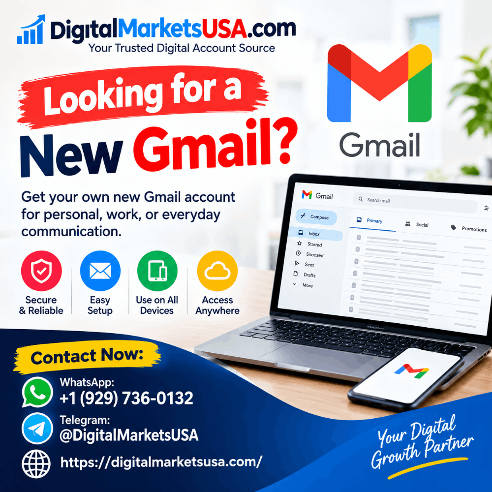 Black Friday Special: Buy 1,000 Old & New Gmail Account $750 from DigitalMarketsUSA.com