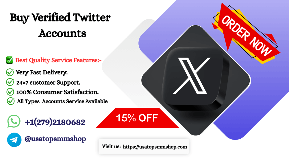 Best place to Buy Twitter Accounts — (Aged, Verified & PVA)