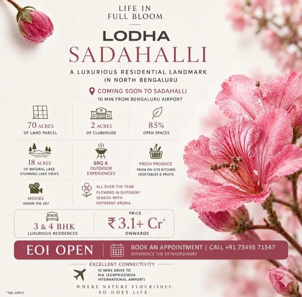 Lodha Sadahalli vs Other Projects in North Bangalore – Which Investment Makes More Sense?