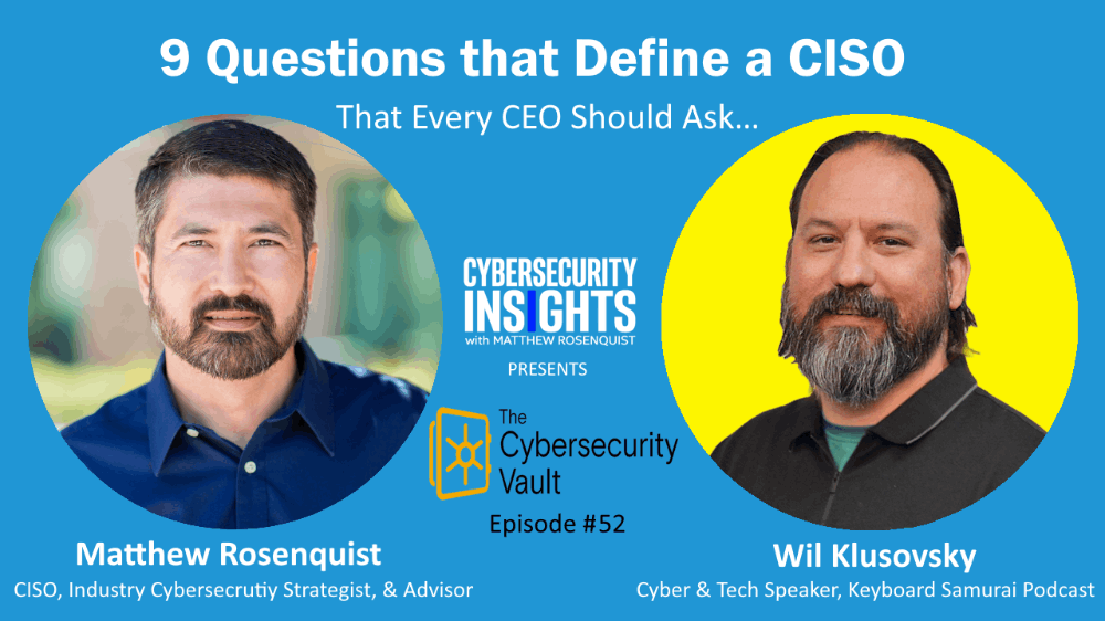 9 Cybersecurity Questions that Define a CISO