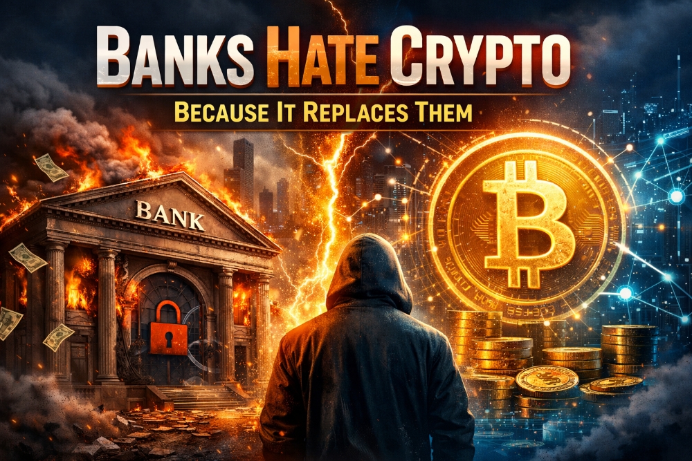 Banks Don’t Hate Crypto Because It’s Risky. They Hate It Because It Replaces Them