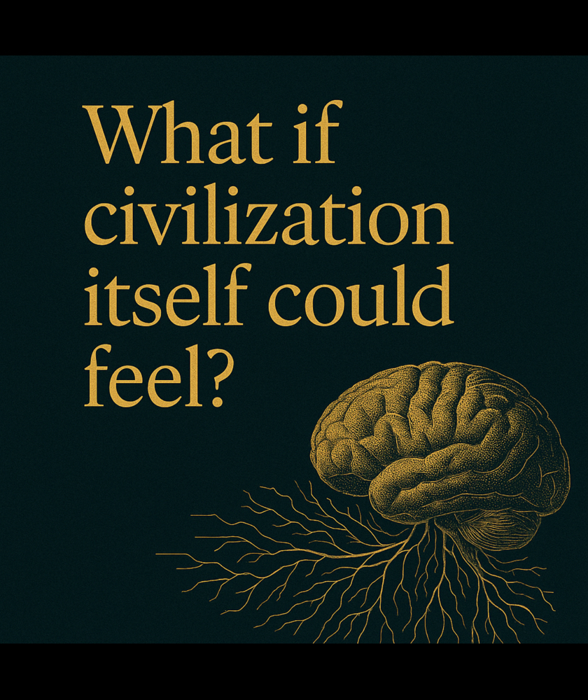 ⚙️ What If Civilization Itself Could Feel?