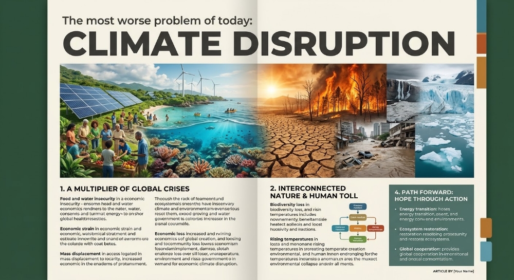 The most worse problem of today which we mostly ignoring