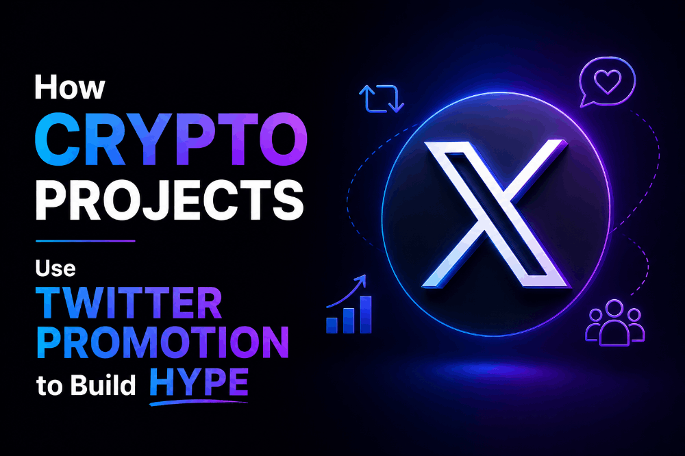 How Crypto Projects Use Twitter Promotion to Build Hype