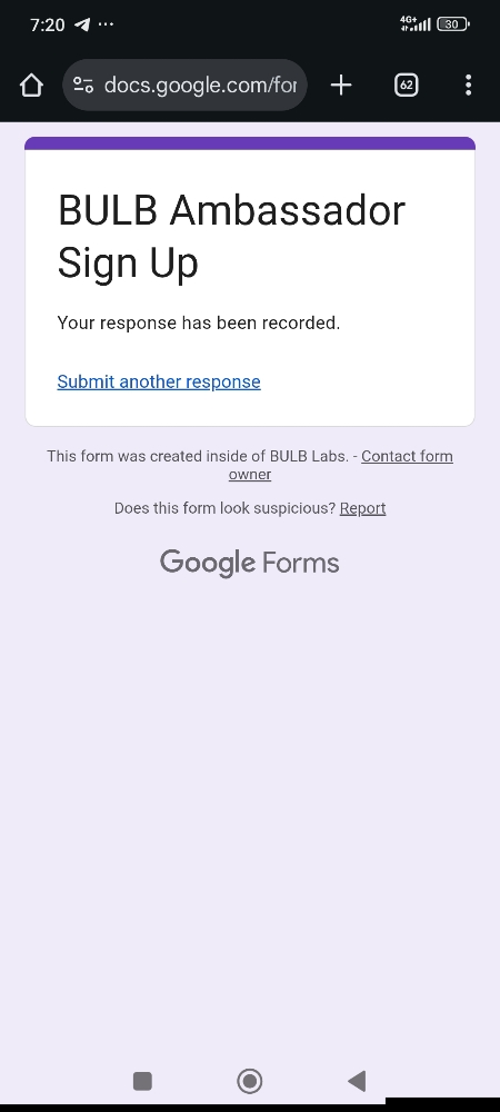 BULB AMBASSADOR PROGRAM