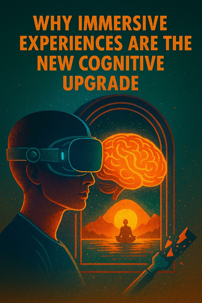 🌌 “Why Immersive Experiences Are the New Cognitive Upgrade — Not Just Entertainment”