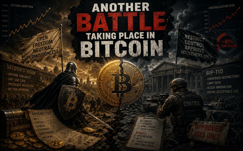 A Power Struggle to Control Bitcoin is Happening