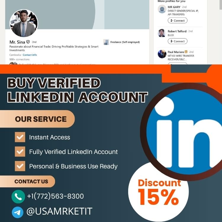 Solve Your Marketing Problem By Buying Verified LinkedIn Account