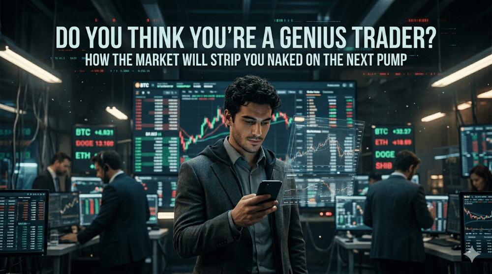 Do you think you’re a genius trader? Let’s see how the market strips you bare in the next pump.