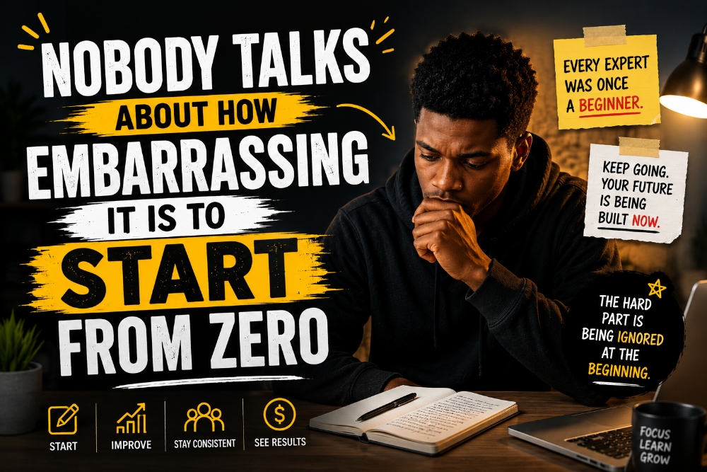 Nobody Talks About How Embarrassing It Is to Start From Zero