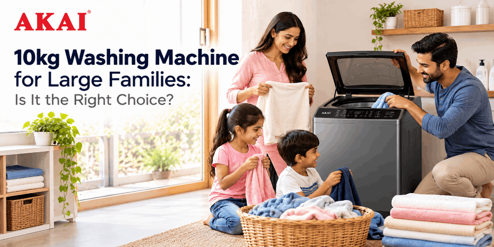10kg Washing Machine for Large Families: Is It the Right Choice?