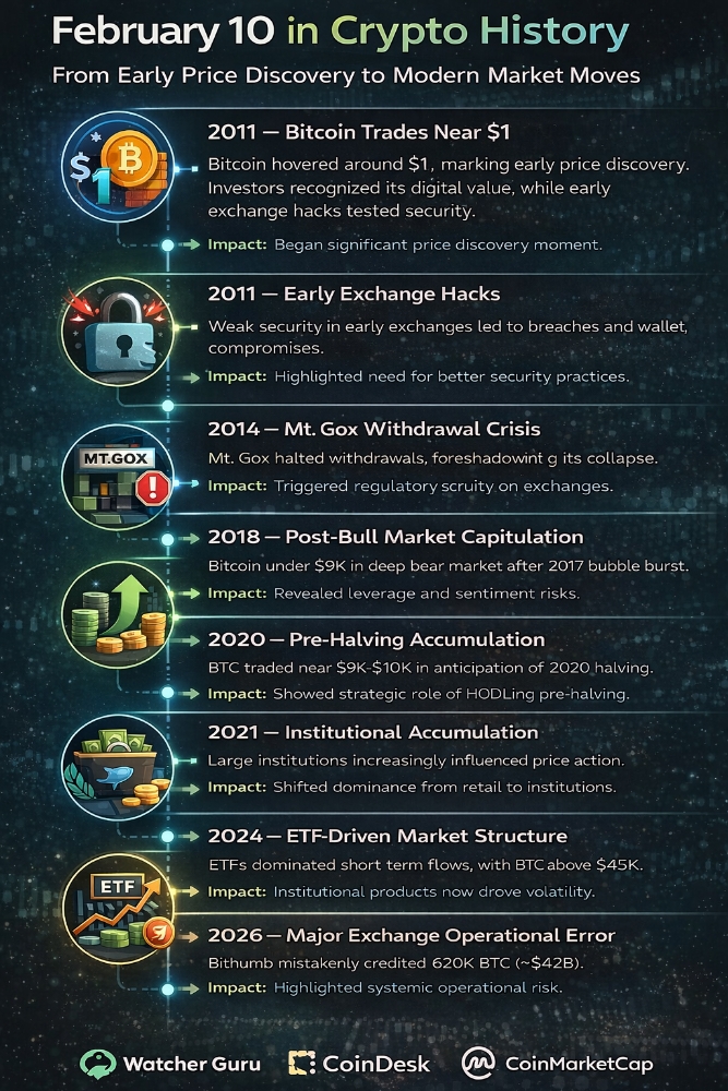 📅 February 10 in Crypto History