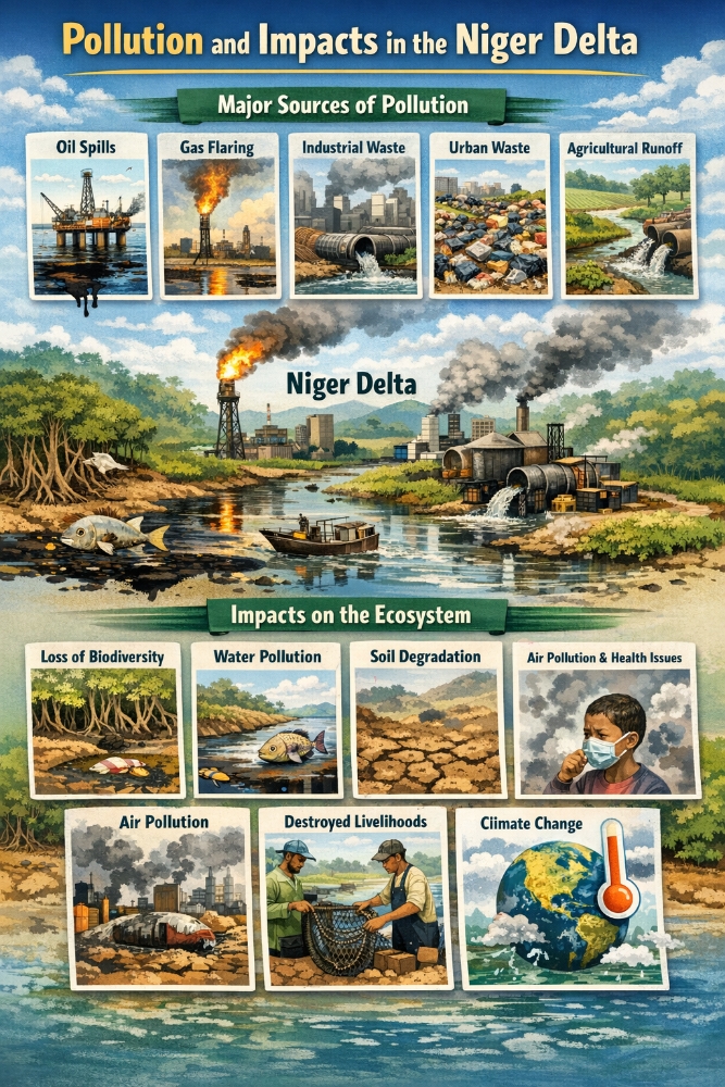 Major Sources of Anthropogenic Pollution in the Niger Delta