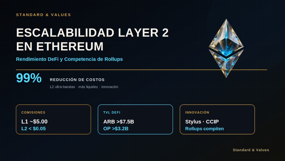 Escalabilidad Layer 2: Rendimiento DeFi y la Competencia de Rollups en la Red de Ethereum