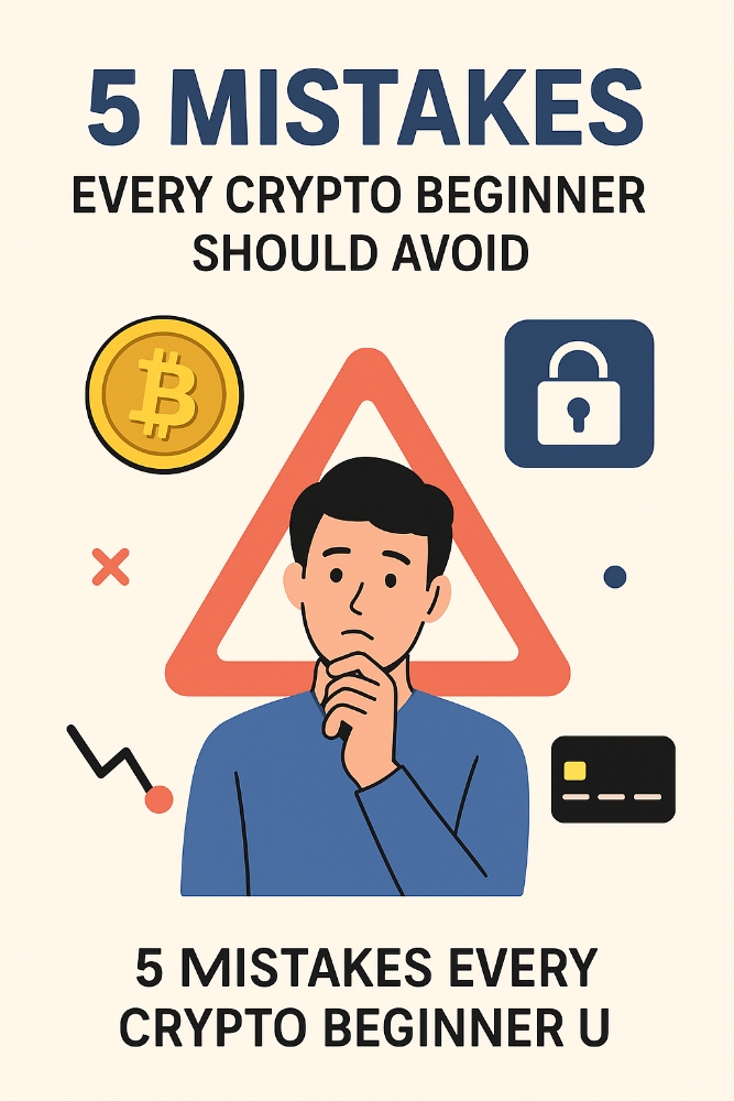 🚨 5 Mistakes Every Crypto Beginner Should Avoid