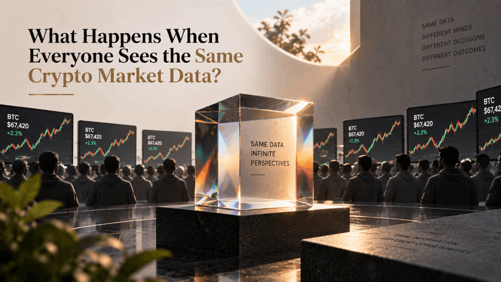 What Happens When Everyone Sees the Same Crypto Market Data?