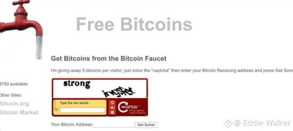Back in the early days of Bitcoin, around 2010, you could actually get 5 BTC for free just by solvin