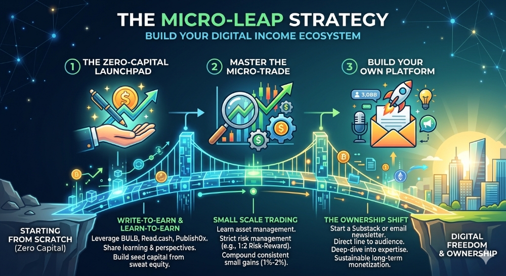 The "Micro-Leap" Strategy: How to Build a Digital Income from Absolute Scratch