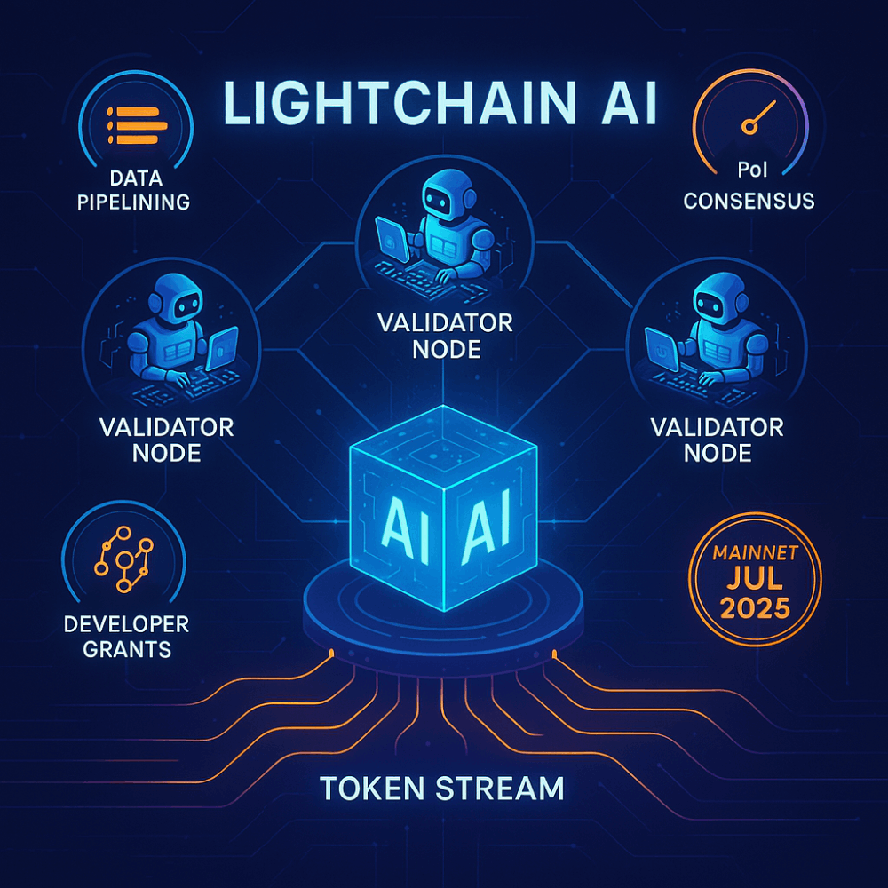 Lightchain AI to Launch July 2025 Mainnet — Pioneering the First Truly Decentralized AI Blockchain