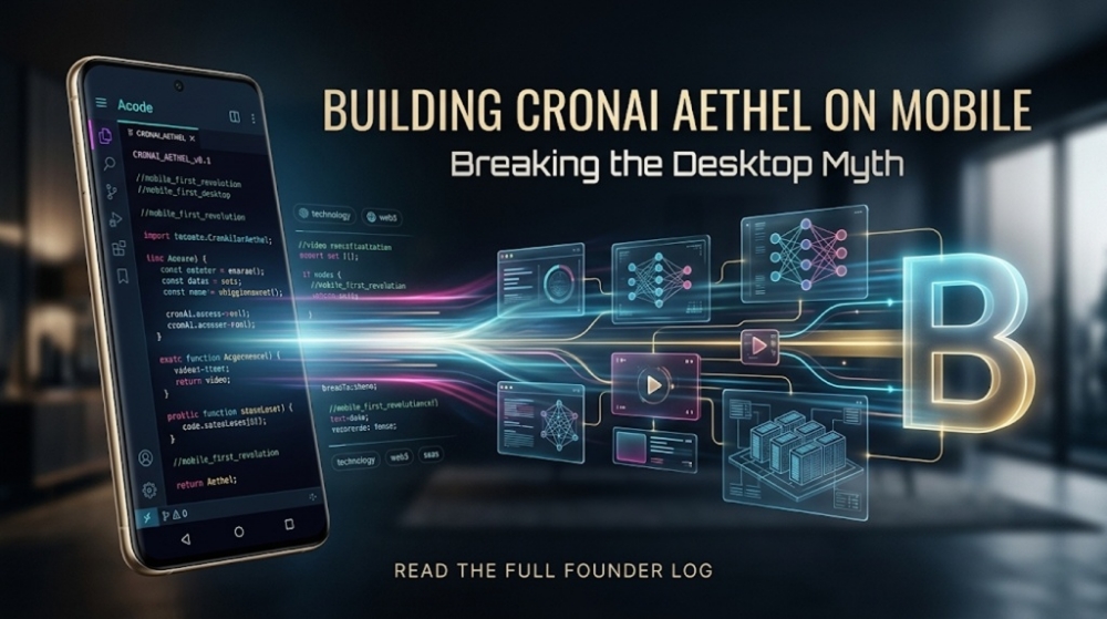 Why I’m building my AI startup entirely on a phone