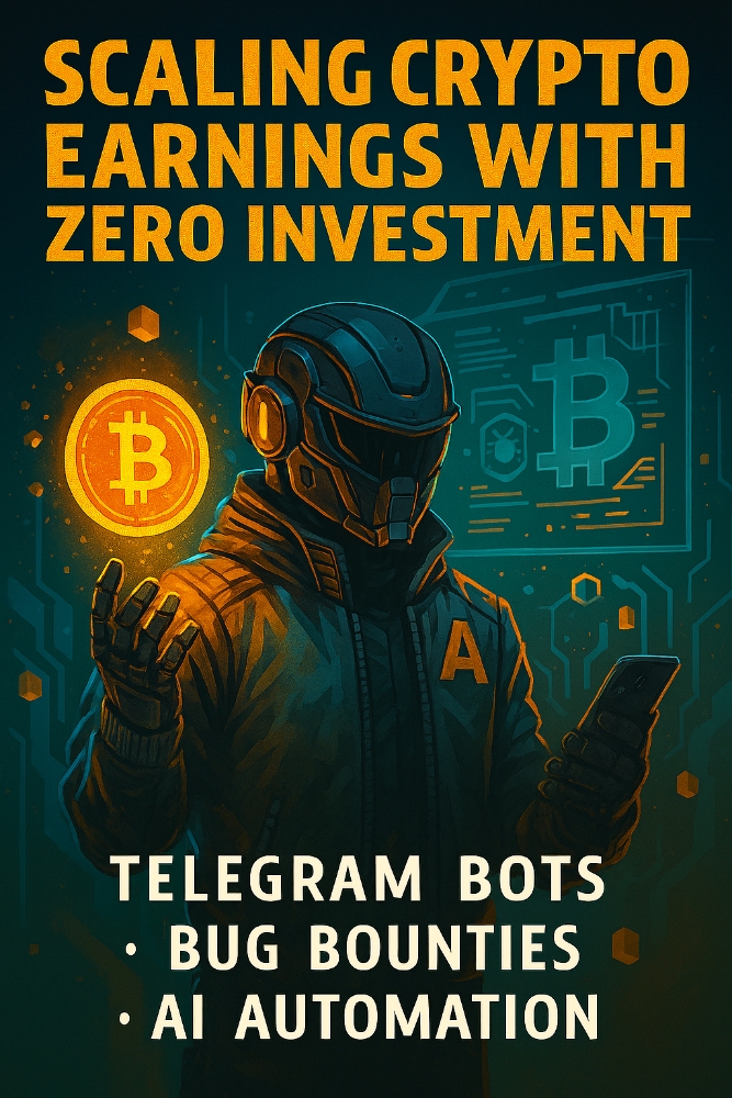 “Scaling Crypto Earnings with Zero Investment: Telegram Bots, Bug Bounties, and AI Automation”