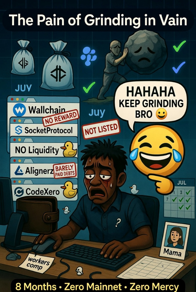 I Showed Up Every Day Since July on Wallchain… and My Wallet Is Still Laughing at Me 😂