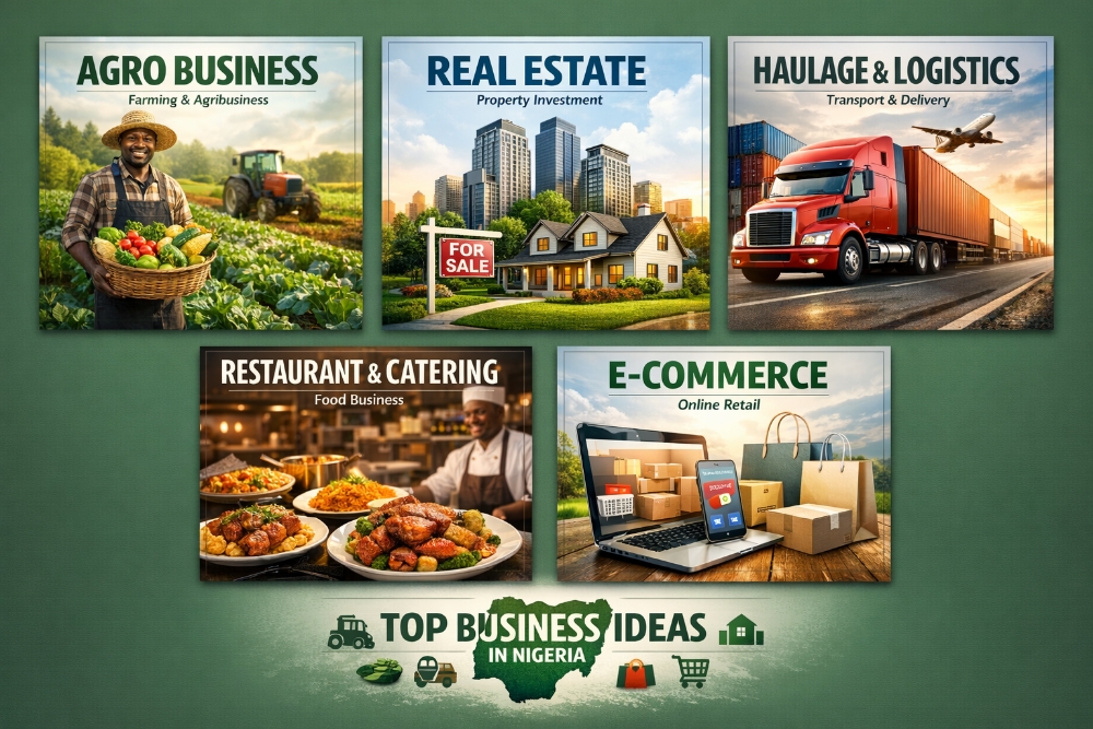 If you're in Nigeria; here are 5 possible business ideas you could get in if you have the capital