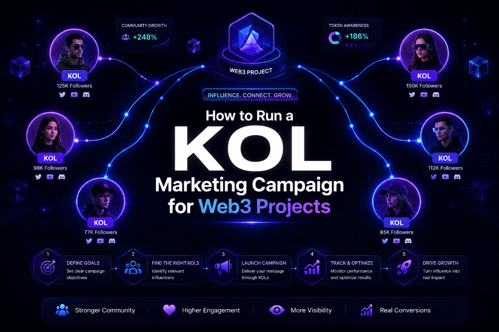 How to Run a KOL Marketing Campaign for Web3 Projects (Step-by-Step)