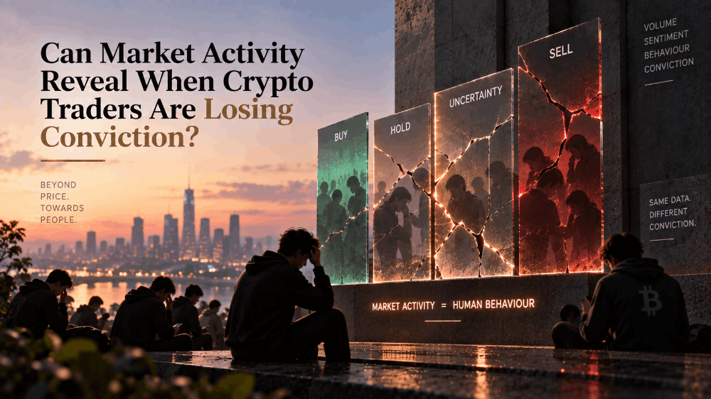 Can Market Activity Reveal When Crypto Traders Are Losing Conviction?