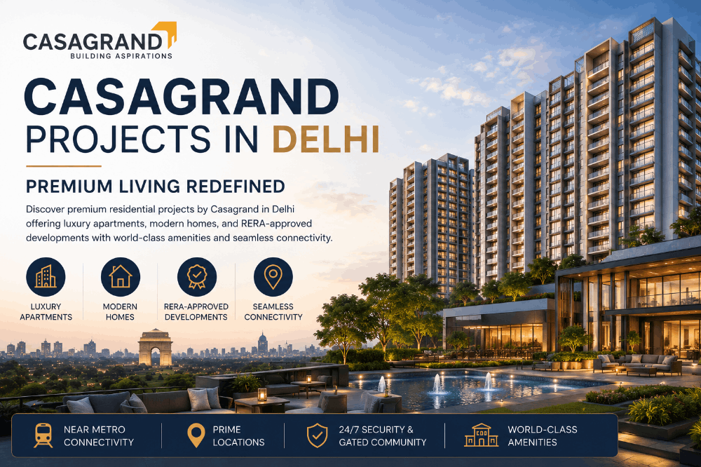 Casagrand Projects in Delhi Apartments Where Comfort Meets Luxury