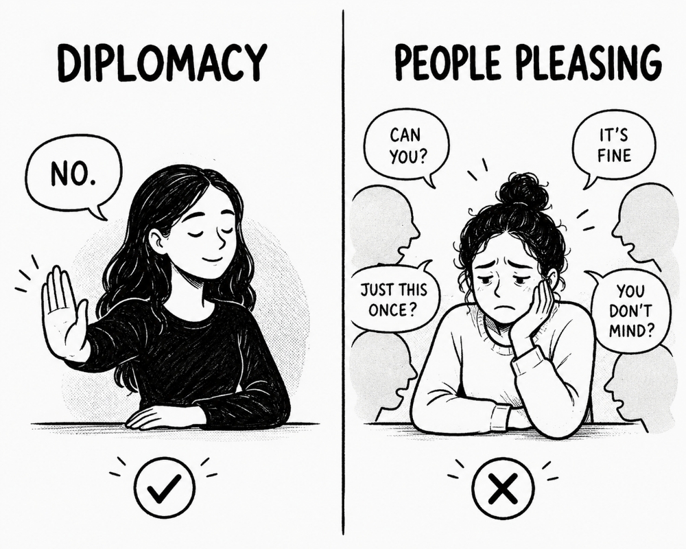 Are you being  Diplomatic or just a people pleaser?